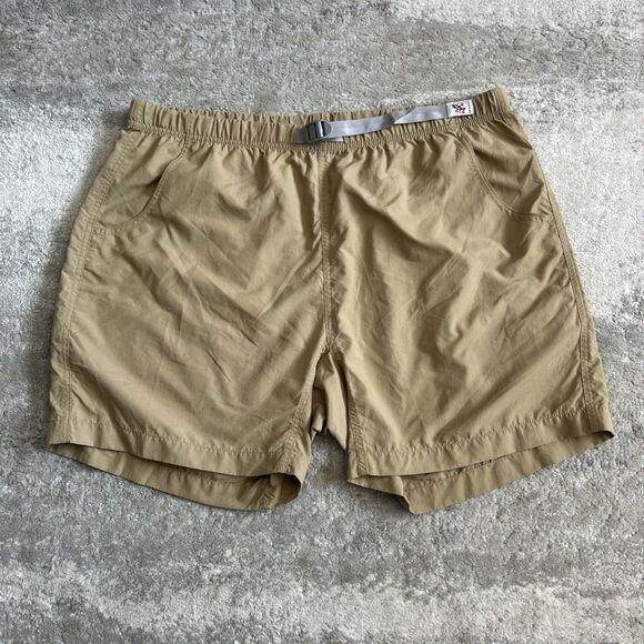 Gramicci Hiking Shorts Womens XL Belted 6” Inseam Rocket Dry Nylon Khaki Tan - Picture 1 of 9
